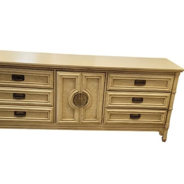 Faux Bamboo Chinoissere Dresser / Credenza 