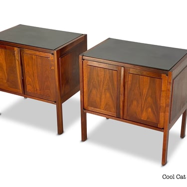 Patterns 7 Commodes (Pair) by Jack Cartwright for Founders, Circa 1960s - *Please ask for a shipping quote before you buy. 