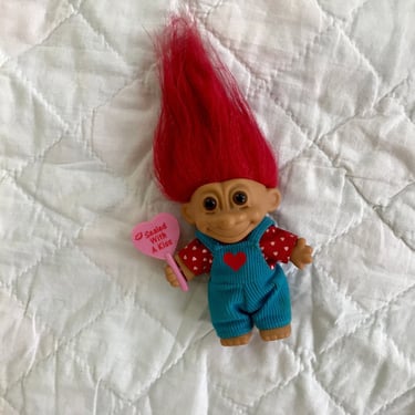 Vintage "Sealed with a Kiss" Troll Doll 