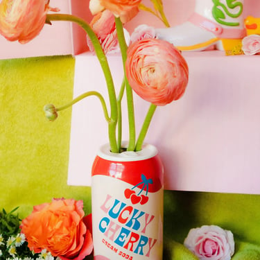 Lucky Cherry Cream Soda | Vase