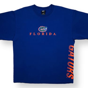 Vintage 90s Starter University of Florida Gators Spell Out Graphic T-Shirt Size Large/XL 