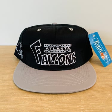 Vintage 1980s-90s Atlanta Falcons NFL Football Snapback Hat Cap NOS New Old Stock with Original Tag 