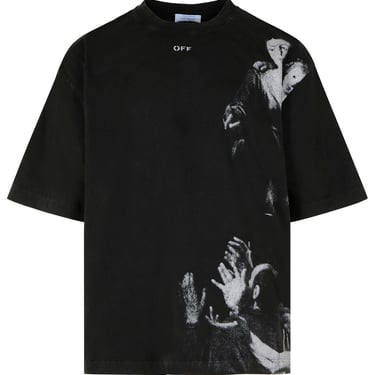 Off-White 'Mary Skate' Black Cotton T-Shirt Man