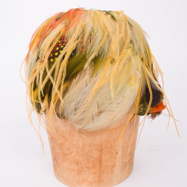 1960s Christian Dior Chapeaux Feather Hat