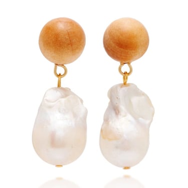 Sophie Monet Baroque Pearl Drop Earrings