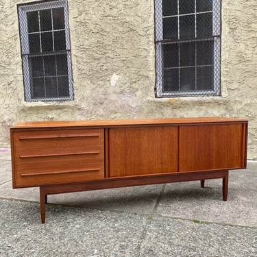 Mid century credenza Dyrlund credenza mid century modern console Danish credenza mid century modern media cabinet 