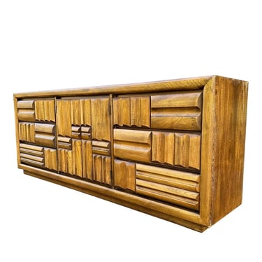 Lane Furniture Company Brutalist Low Dresser