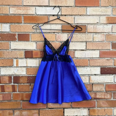 blue victoria's secret lingerie camisole / s small 