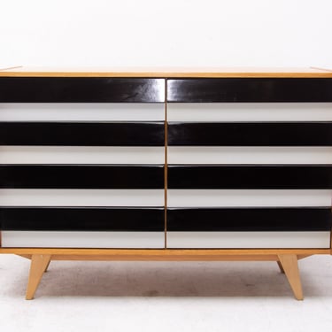 Mid-century modern chest of drawers No. U-453, by Jiří Jiroutek, Czechoslovakia 