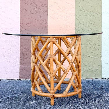 Chippendale Rattan Dining Table