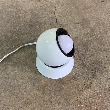 MCM White Eyeball Lamp 