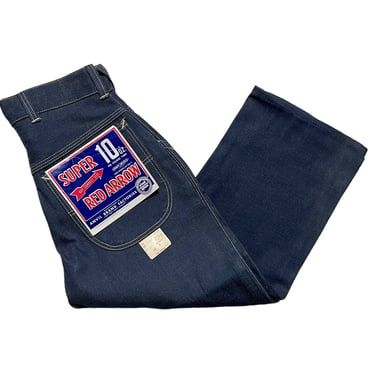 New Old Stock ~ Vintage 1950s Kids Red Arrow Sanforized Denim Jeans ~ New w/ Tags ~ NWT / NOS 