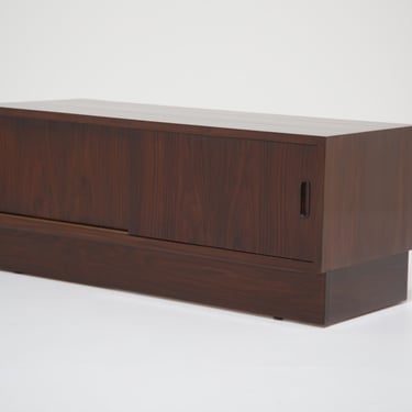 Vintage Danish Rosewood Media Credenza Unit by Carlo Jensen for Hundevad & Co., 1960s.