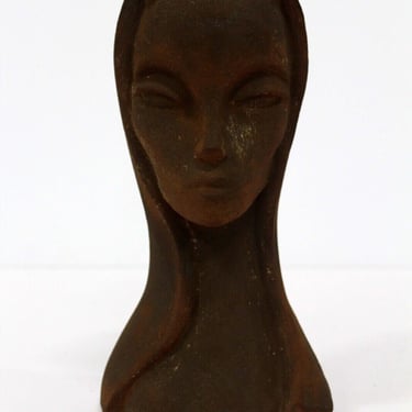 Glenn Barr Demon Girl Bust Contemporary Ceramic Sculpture 1/40 Signed 2000 