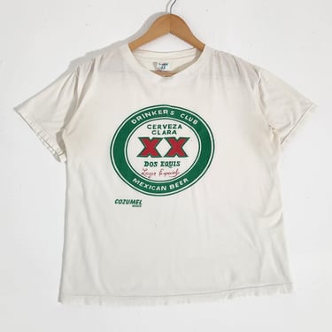 Vintage 1990s Dos Equis Mexican Beer T-Shirt Sz. L