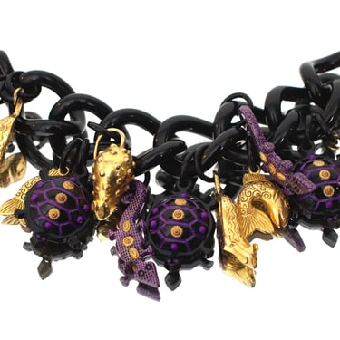 Isabel Canovas Resin Chain Charm Bracelet