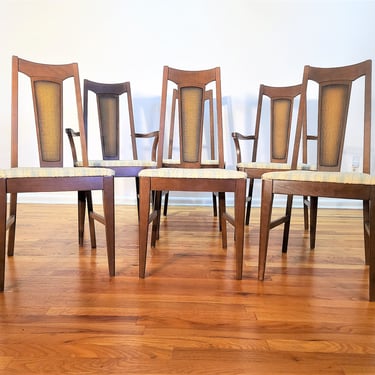 Mid Century Broyhill Set of Six Dining Chairs 