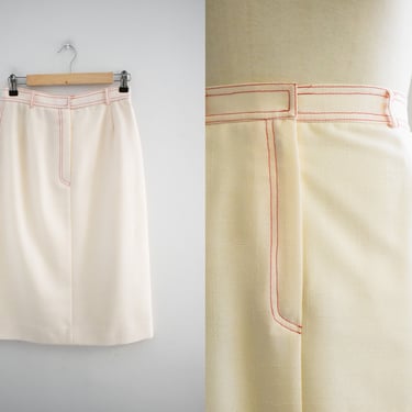 1970s Adolph Schuman Pencil Skirt 