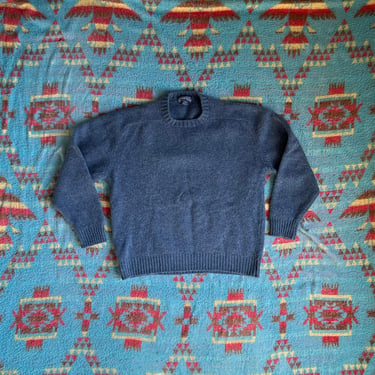 Vintage Lands End Wool Crewneck Sweater 