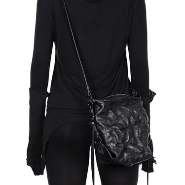 Kun Black Leather Bag