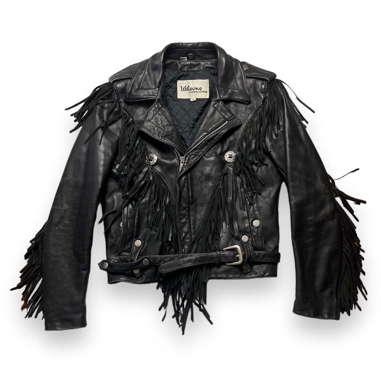タ*コ様 80s vintage short leather down jack Women Belt Washed Leather Jacket Vintage Turn Down Collar