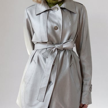 2000s Woven Rainette Trench 