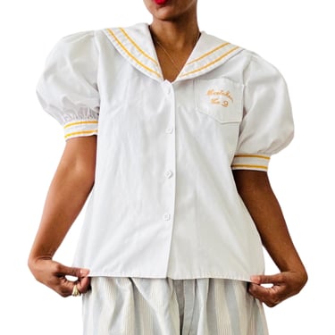 1950's "Golden Girls" Embroidered Sailor Top
