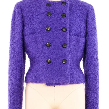 Valentino Purple Boucle Jacket