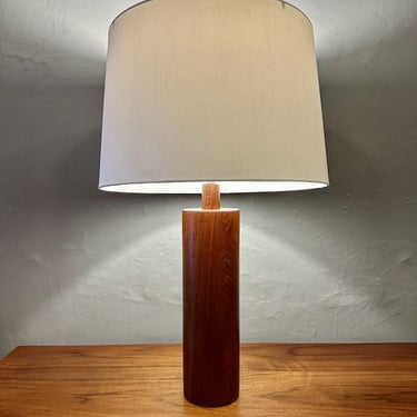 1960s Danish Teak Table Lamp