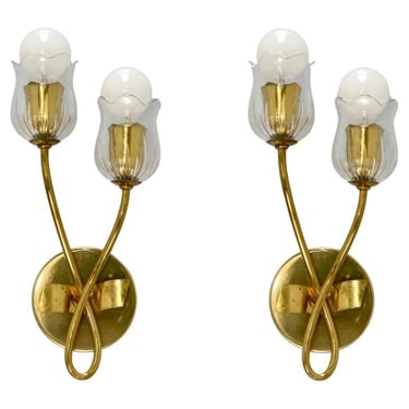 1940s Italian Tulipano Sconces