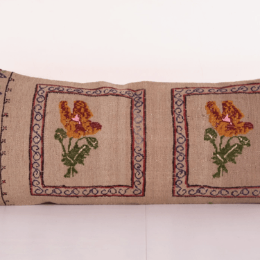Needlepoint Tapestry Camel Aubusson Woven Kilim Pillow Cover| 16"" x 35"