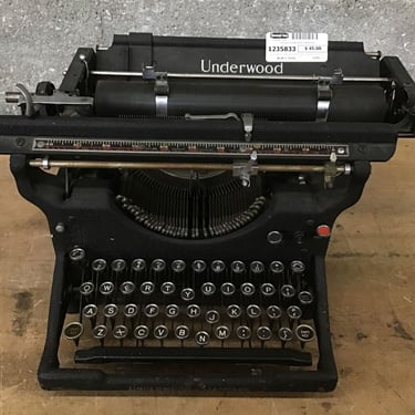 Antique Underwood Typewriter (Seattle)