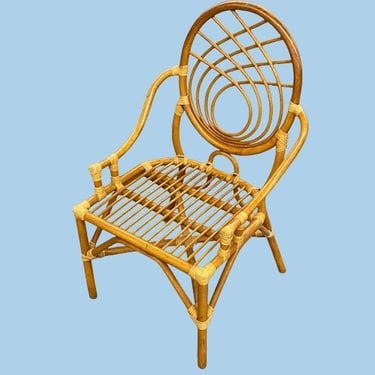 LOCAL PICKUP ONLY ———— Vintage Rattan Chair 