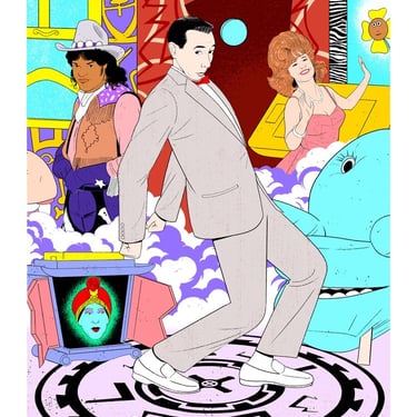 Pee Wee’s Playhouse Poster by Alex Fine