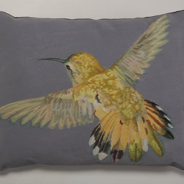 ALEXANDER MCQUEEN AUBUSSON HUMMINGBIRD PILLOW(S), LARGE