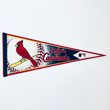 Vintage St. Louis Cardinals Baseball Pennant, Felt Baseball Pennant, Baseball Gift, St. Louis Cardinal Fan 