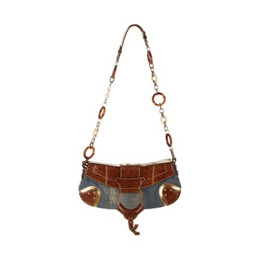 Dolce &amp; Gabbana Denim Chain Shoulder Bag