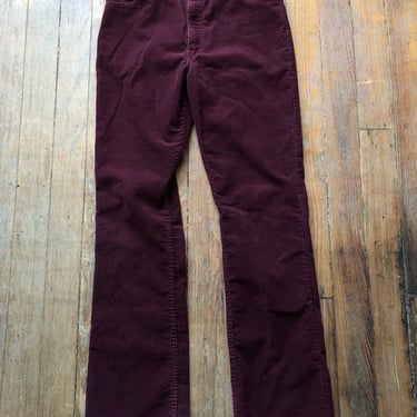 1990s Burgundy Levi’s Corduroys 34 