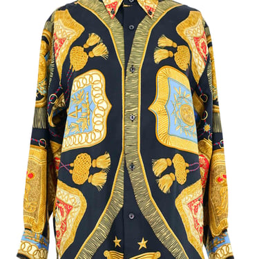 Hermes Poste et Cavalerie Silk Blouse