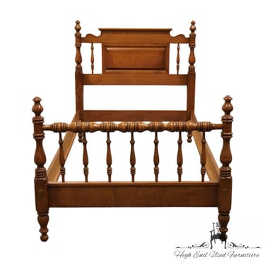 ETHAN ALLEN Heirloom Nutmeg Maple Colonial Early American Twin Size Bed 10-5625 