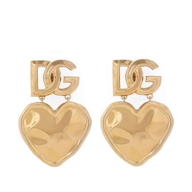 Dolce & Gabbana Women Heart Pendant Earrings
