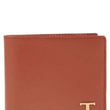 Tod's Men Leather Wallet With Logo