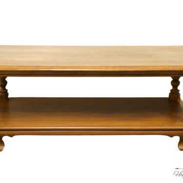 ETHAN ALLEN Heirloom Maple Nutmeg Colonial Early American 50" Accent Coffee Table 10-8640 