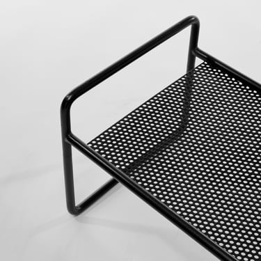 Modernist Steel Bar Ottoman / Side Table by WYETH, 2022