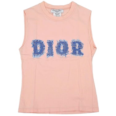 Christian Dior 2002 Sleeveless Tank Top Blue #42 | AMORE - Tokyo