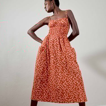 MATCHA DRESS | palm | organic
