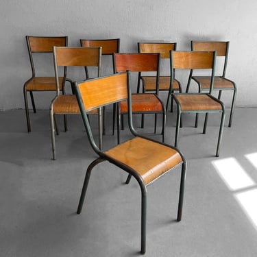 Industrial Stackable School Side Chairs