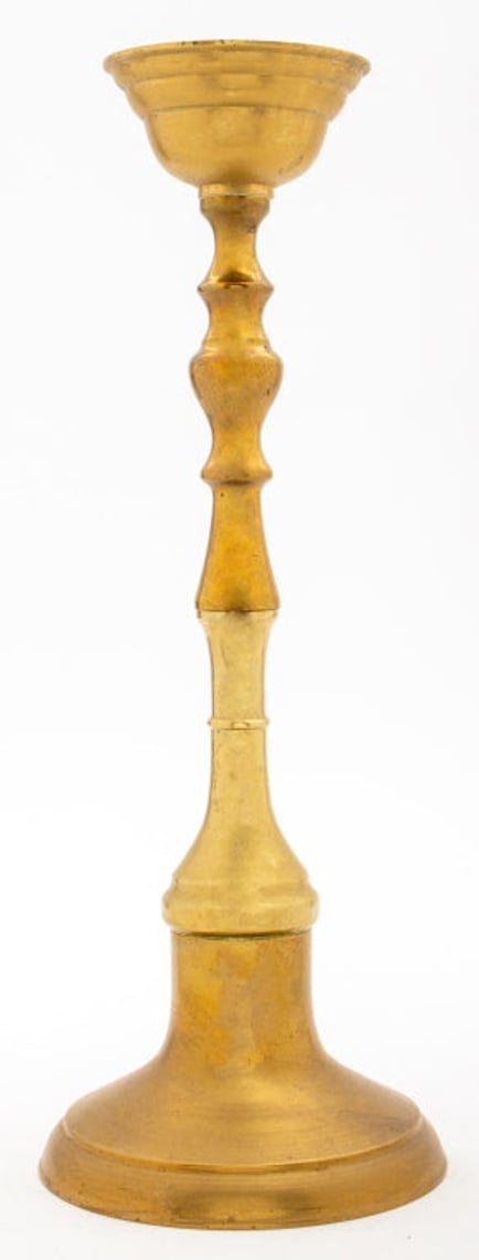 Large Brass Candlestick | Showplace Antique + Design Center | Flatiron