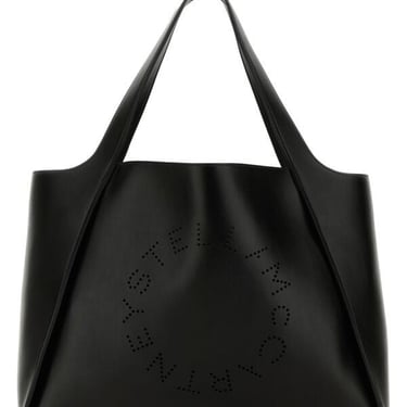 Stella Mccartney Women Black Alter Mat Stella Logo Shoulder Bag