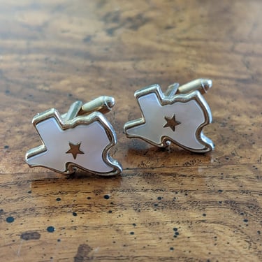 Texas Mother of Pearl Cufflinks 